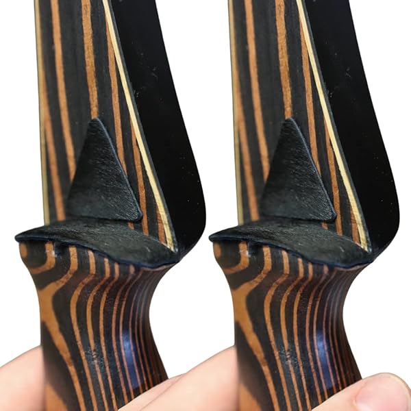 Shatterproof Archery Inspected Black Hunter Recurve Bow - USA Tested, Great For Beginners & Hunting