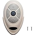 FAN35T Ceiling Fan Remote Control Replacement for Allen+Roth, Kichler, 3-Speed, Light Dimmer, Learn Key, 303.9MHz,with Wall Holder,Easy to Program