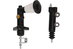 Clutch Master Slave Cylinder Set High Performance Durable Replacement for Land Cruiser FJ40 FJ45 FJ55 1975 to 1980 ABS Metal 