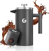 Coffee Gator 304 Stainless French Press 34 oz with 4-Level Filtration view 4
