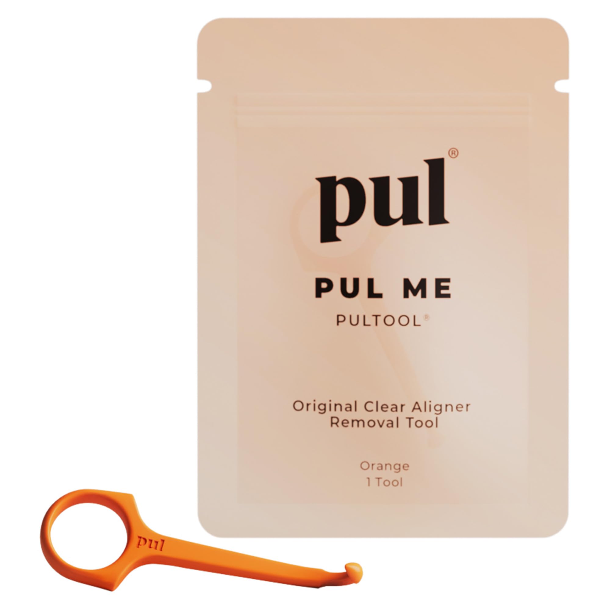 The Pultool PUL Aligner Removal Tool | Safe & Hygienic Hook for Invisalign & Retainers | Gentle BPA-Free Design for Daily Use | Pack of 1