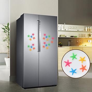 FANCYLEO Imanes para nevera, 5 unidades, diseño de estrella de mar ...