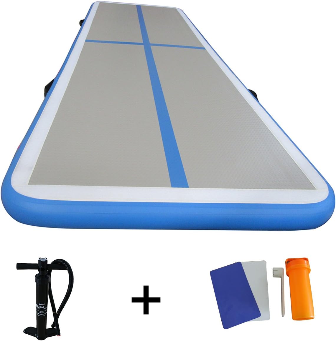 WMAOT Inflatable Tumbling Mat Air Track Air Floor/Air Box/Beam Air Blance/Air Ramp Mat Training Mat for Home Gym Fitness