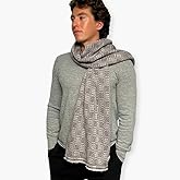 Humble Hilo Cashmere and Merino Wool Scarf, Classic Weave Lightweight Winter Shawl or Wrap for Women and Men