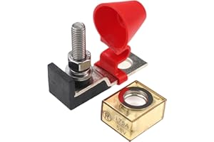 VOZINMOST MRBF Terminal Fuse Block 175A Marine Rated Battery Fuse, 5/16" Stud,58V DC Max IP66 Waterproof Fuse Holder 175A for Boat RV