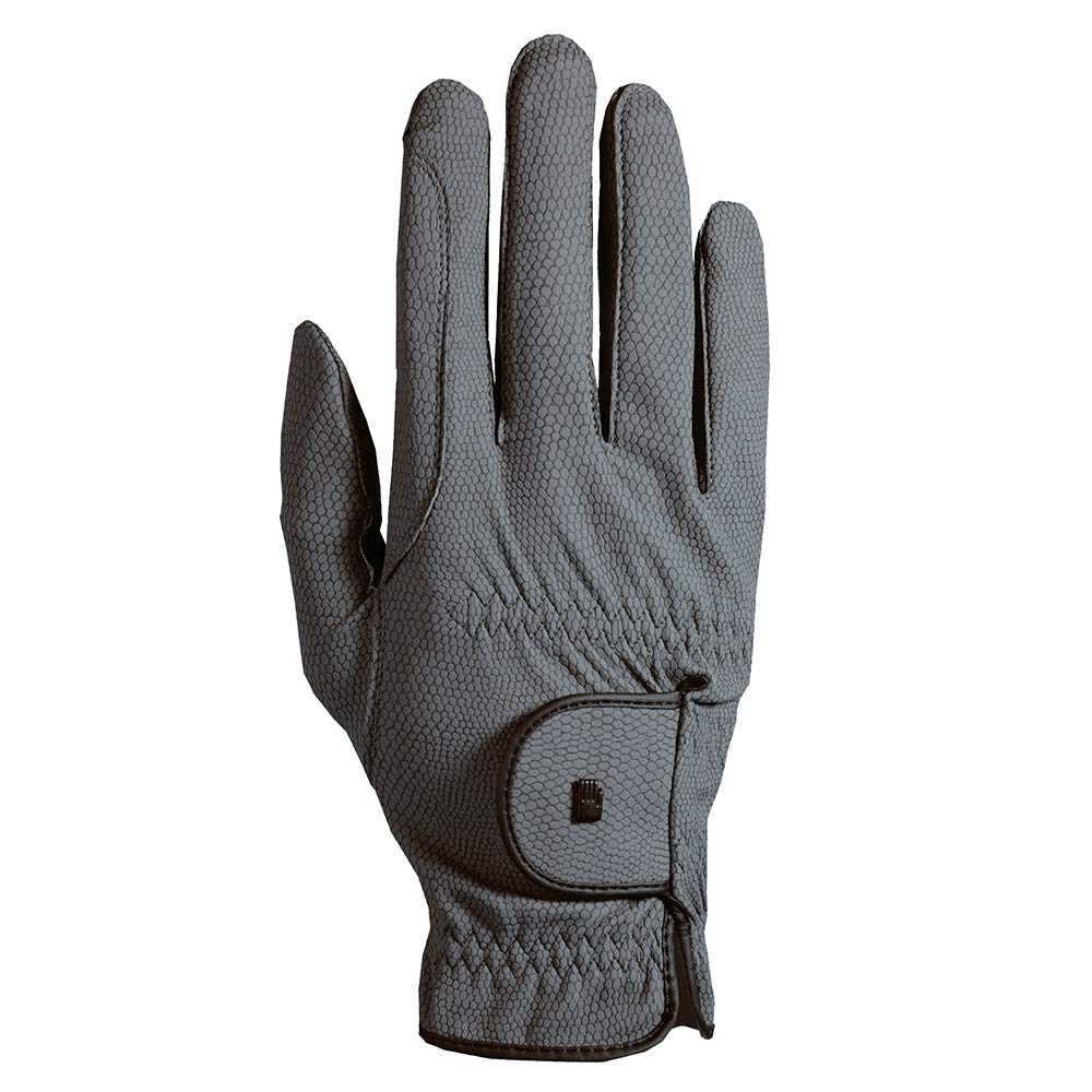 Roeckl Sports equestrian gloves ROECK-GRIP, summer riding glove, anthracite 6.5