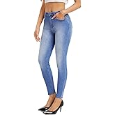 VIPONES Womens Jeans High Waisted Leggings for Women Tummy Control Stretchy Skinny Jeans for Womens Trendy Denim Pants