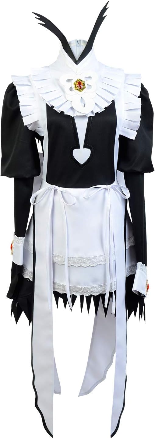 COSTHAT Fire Emblem Flora Cosplay Costume Maid Dress Suit