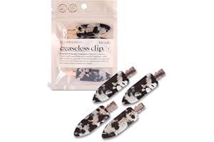 Kitsch Creaseless Hair Clips for Women - No Crease, No Bend Hair Clips for Styling, Bangs, Makeup Application, Face Wash - Re