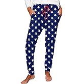 Deerose Women Valentines Pants Heart Print Pajama Pants with Pockets