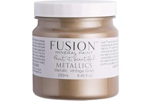 Fusion Mineral Paint Metallics (Vintage Gold, 250 ml)