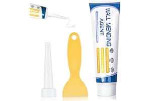 Wall Patch Repair Kit, Waterproof Long-Lasting Dry Wall Patch Kits, Multi-Use Spackle Repair with Scraper for Walls, Interior