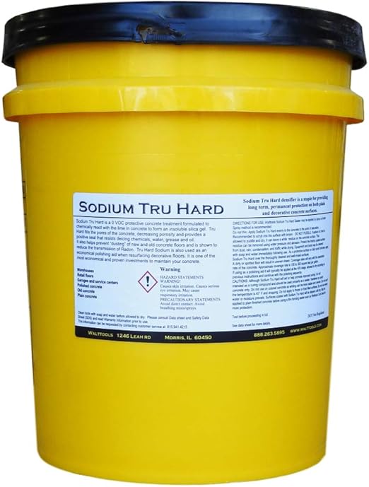 Sodium Tru Hard Sodium Silicate Concrete Densifier Hardener 5