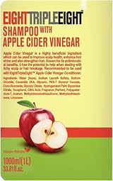 Eight Triple Eight Apple Cider Vinegar Shampoo 1 Litre Yellow view 2