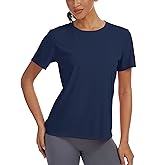 PLUMZJOY Women's Short Sleeve T-Shirts UPF 50+ UV Protection Quick Dry Shirts for Workout Hiking Running Rash Guard Tops