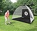 77tech 10' Golf Hitting Practice Net Chipping Net System Tri-Ball Driving Net with Metal Stakes and Target for Backyard