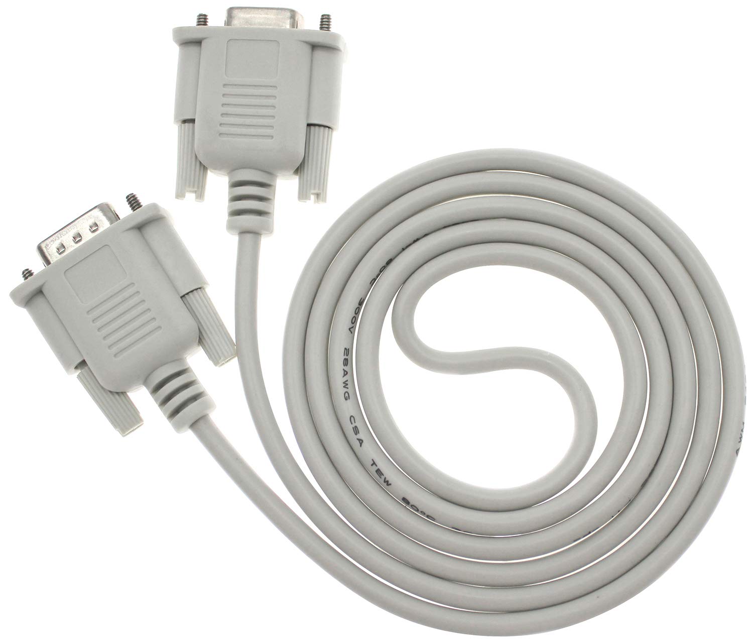 OSTENT DB9 Male DB9 Female COM RS232 Serial Port Interface Cable for Wavecom Siemens Simcom Modem