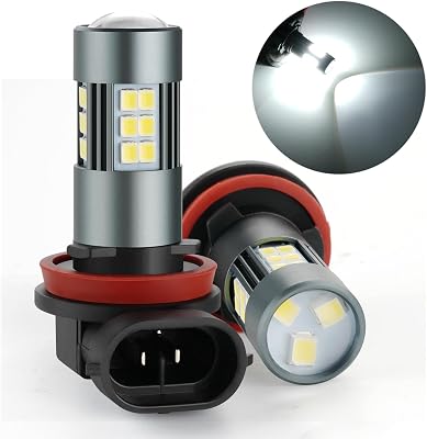 iFunyLED H11 LED fog light bulbs H8 H16 super bright 6500K cool white