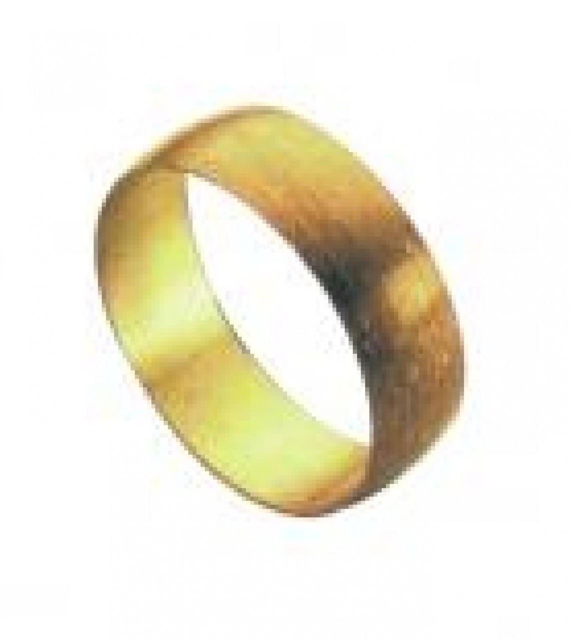 8mm Brass Olive - Pack of 10