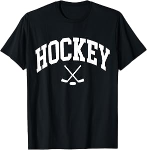 Hockey Player and Fan Graphic T-Shirt