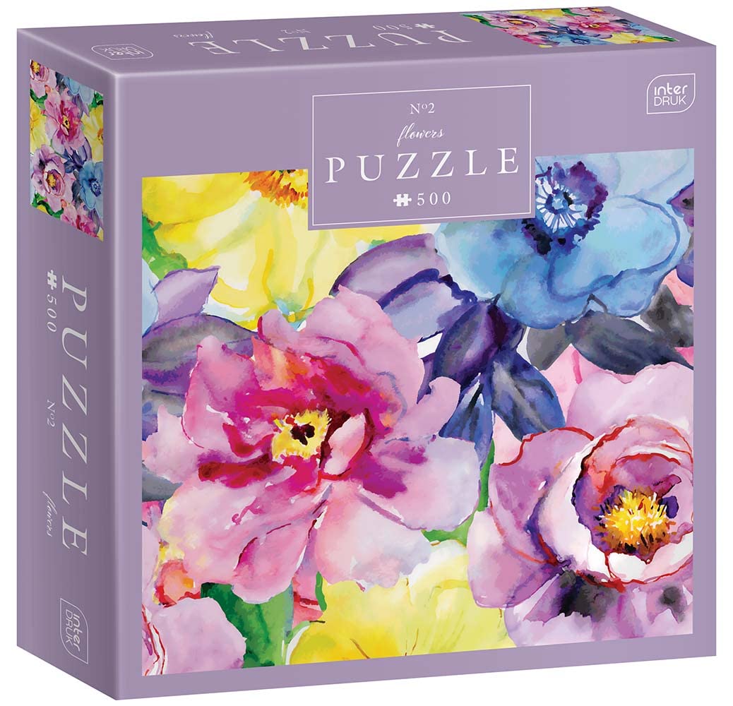 Flowers no. 2-500 Pieces Jigsaw Puzzle for Adults