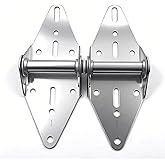 Garage Door Hinges #1-14 Gauge Steel Heavy Duty with Galvanized Sheet Metal, Rust-Resistant Commercial Grade Replacement for 