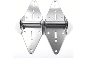Garage Door Hinges #1-14 Gauge Steel Heavy Duty with Galvanized Sheet Metal, Rust-Resistant Commercial Grade Replacement for 