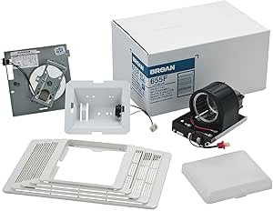 Broan 655F Finish Pack. Heater/Fan/Light Assembly and Grille, 100W ...