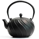 Stovetop Tea Kettle, TOPTIER Japanese Cast Iron Tea