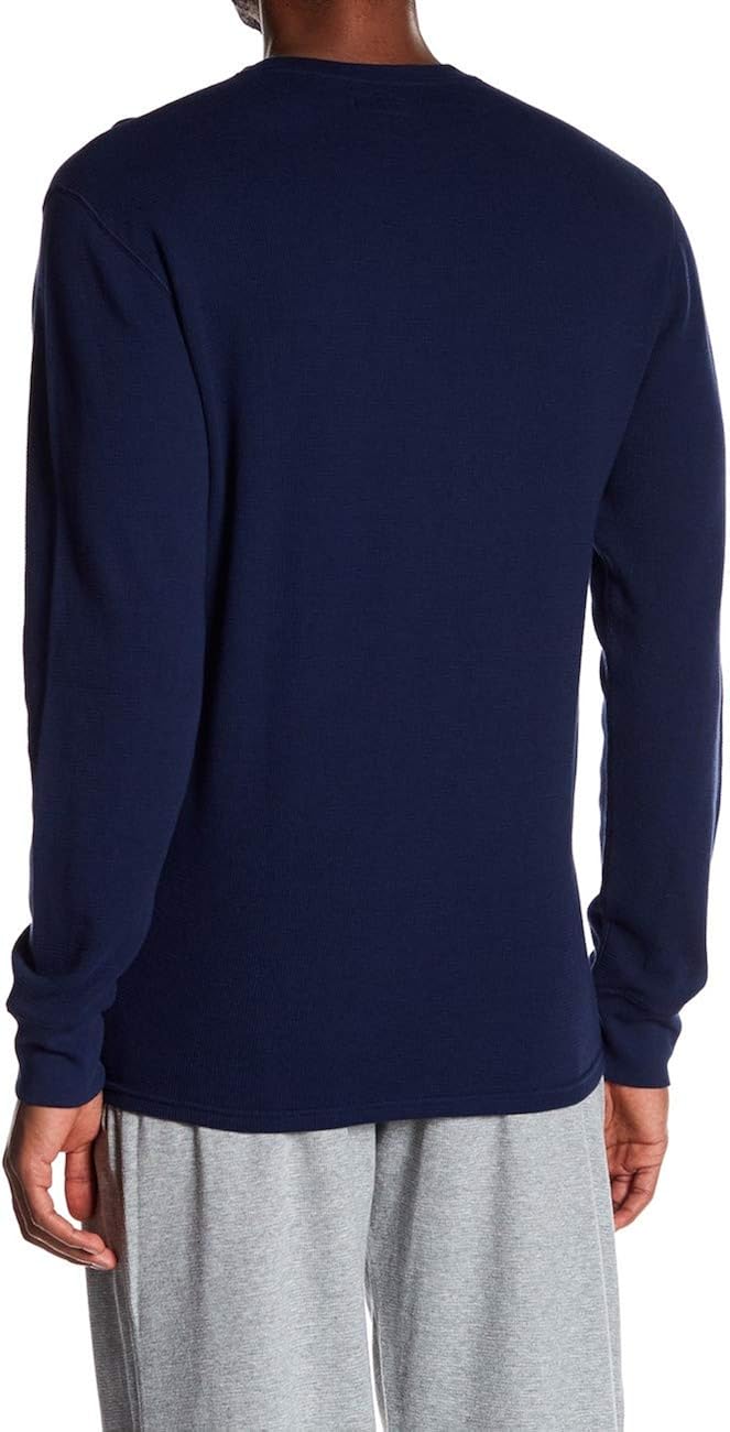 Waffle Knit Crew Neck Top at  Men’s Clothing store: Novelty T Shirts