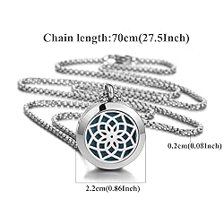 Aromatherapy Essential Oil Diffuser Necklace Tree