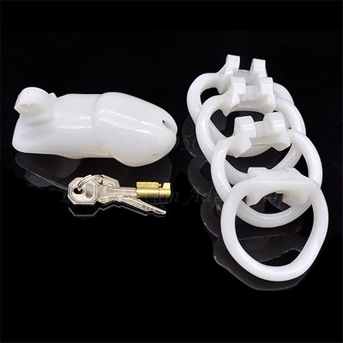 Stealth Convenient Lock Male Chastity Cock Cages Sex Toys for Men Penis  Belt Lock with Four Penis Rings with Cage Gay Device Chastity  Lock,White,60MM in Dubai - UAE | Whizz Chastity Devices