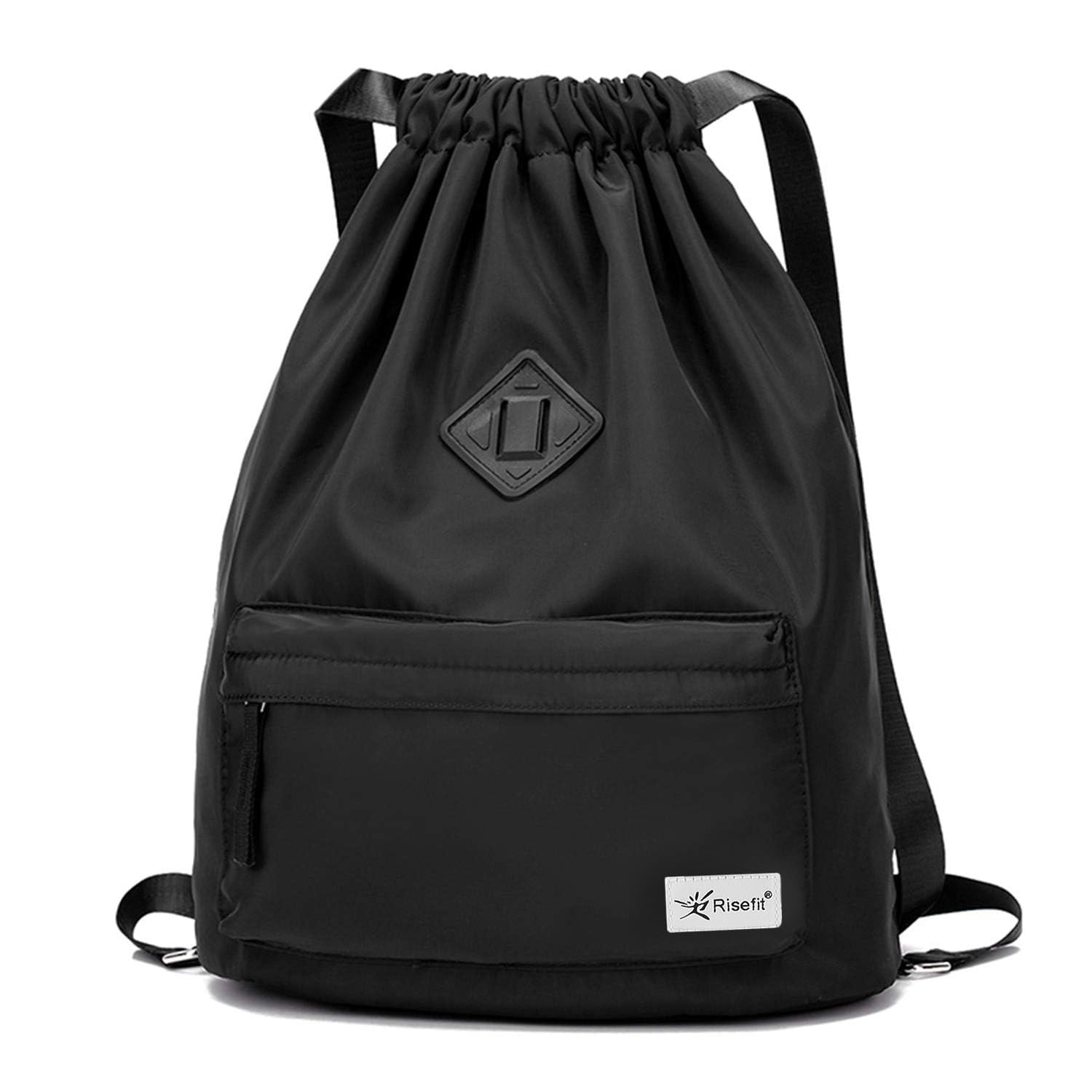 Risefit Waterproof Drawstring Gym Bags, Swim Bags for School PE for Men Women Kids