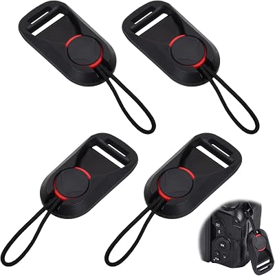 Chstarina 4 Pack Camera Strap Quick Release Buckles for Neck Shoulder Straps