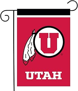 Briarwood Lane Utah Utes Garden Flag NCAA Licensed 12.5" x 18"