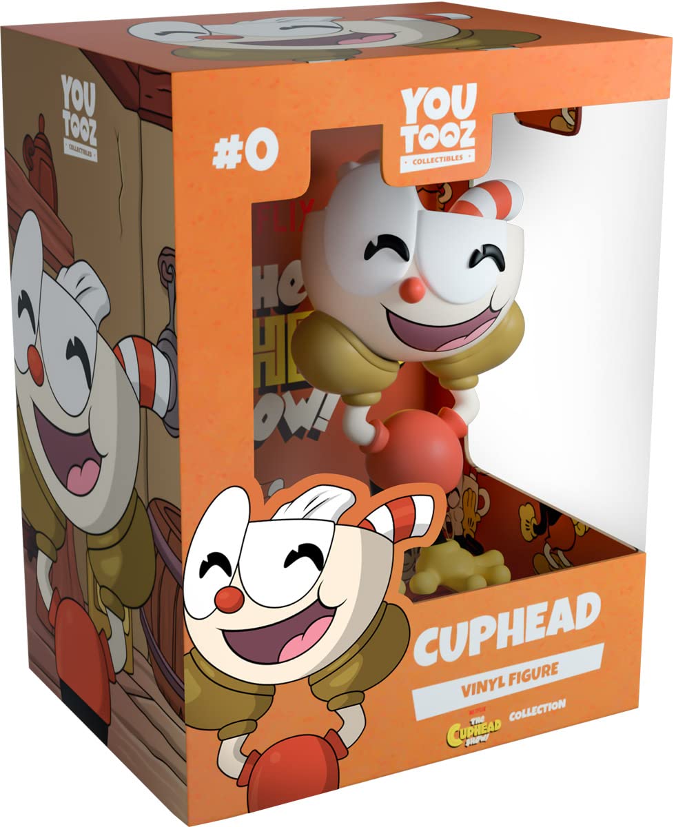 Youtooz Cuphead The Cuphead Show! Edition, 4.6" Vinyl Figure Collectible, White — image 1