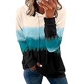 onlypuff Women's Pullover Hoodies Teen Girls Trendy Fall Fashion Tops Hooded Sweatshirts