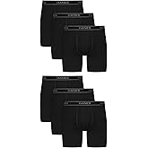 Hanes Men's Underwear Boxer Pack, Performance Stretch Underwear, Moisture-wicking Boxer for Men, 6-pack