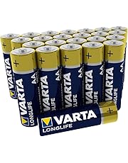 Varta 4106301124 Longlife Batteria Alcalina, Stilo AA LR06, Confezione da 24 Pile Big Box Confezione risparmio - il design può variare