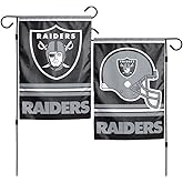 Wincraft NFL Oakland Raiders Garden Flag, 12 Inches by 18 Inches, 2 Sided, Team Color