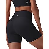 baleaf Sweatleaf Womens Biker Shorts, 5" High Waist Tummy Control Butt Lifting Yoga Workout Running Spandex Short Pants