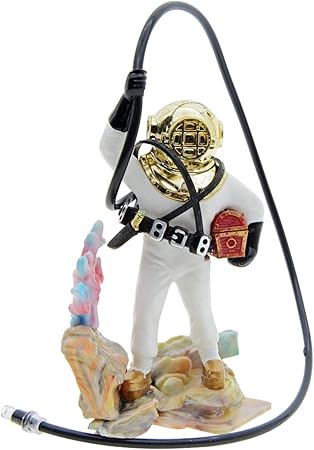 diver aquarium ornament
