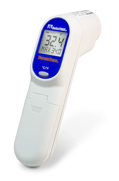 DELTATRAK 15041 THERMOTRACE INFRARED GUN THERMOMETER WITH LASER 12:1