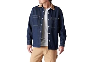 Levi Strauss Signature Gold Mens Flannel-Lined Shirt JacketDown Alternative Coat