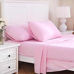MEISHANG California King Size Sheet Set, Soft