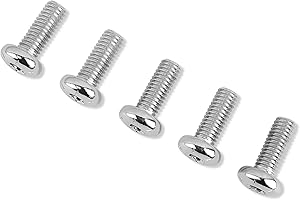 FOVPLUE Rear Brake Disc/Rotor Hardware Kit,3/8-16 Thread Screw/Bolts for 1990-2024 Harley all models,for Sportster Softail Dyna Touring Road Glide Road King Street Electra Glide,Chrome,5 Bolts