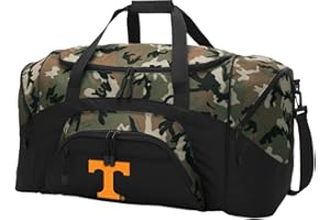 BROAD BAY LARGE Tennessee Vols Duffel Bag - Camo University of Tennessee Suitcase or Gym Bag For Men Or Her (Camo)