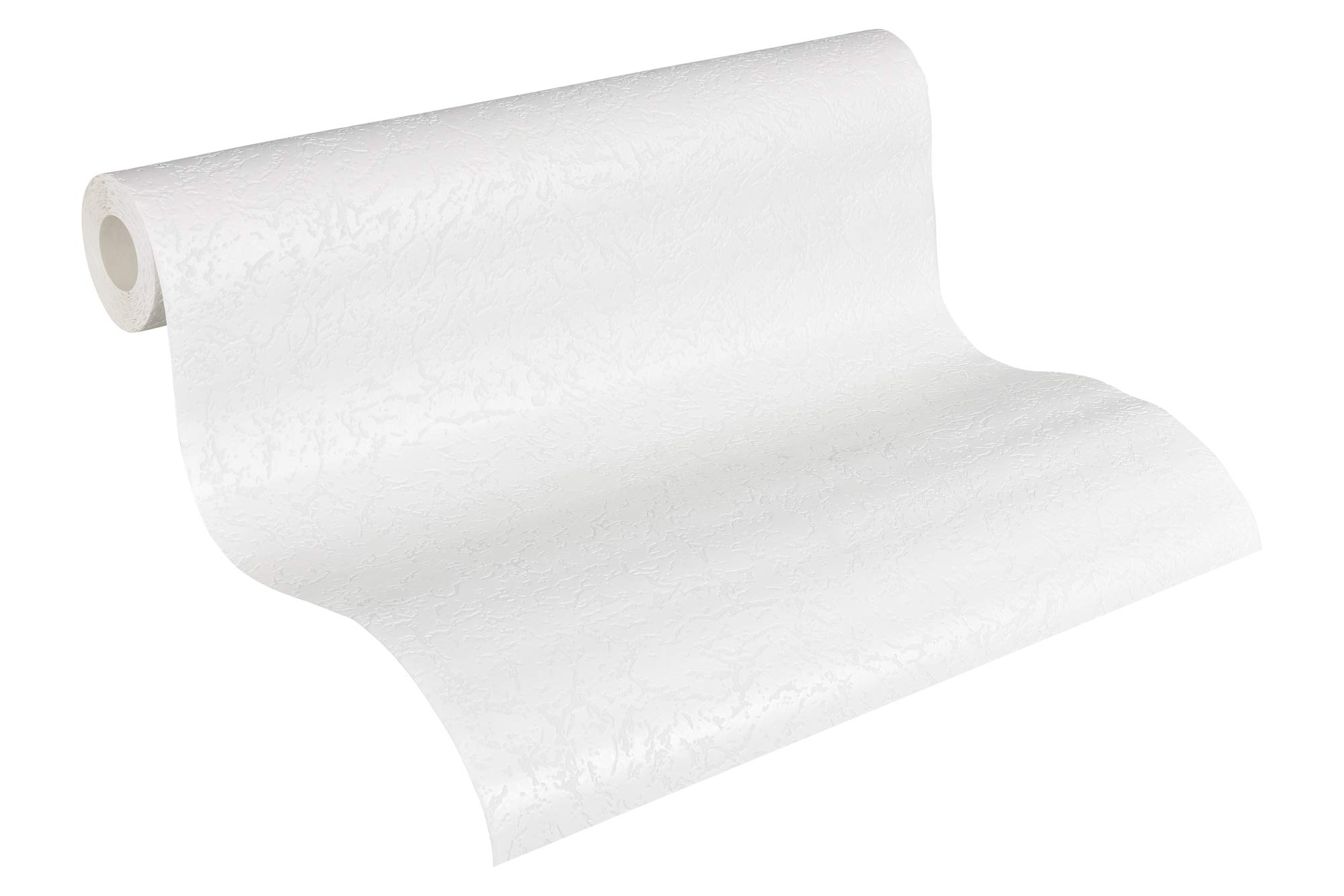 Architects Paper Paintable Non-Woven Wallpaper Pigment Classic Wallpaper 10.05 m x 0.53 m White Made in Germany 929518 9295-18