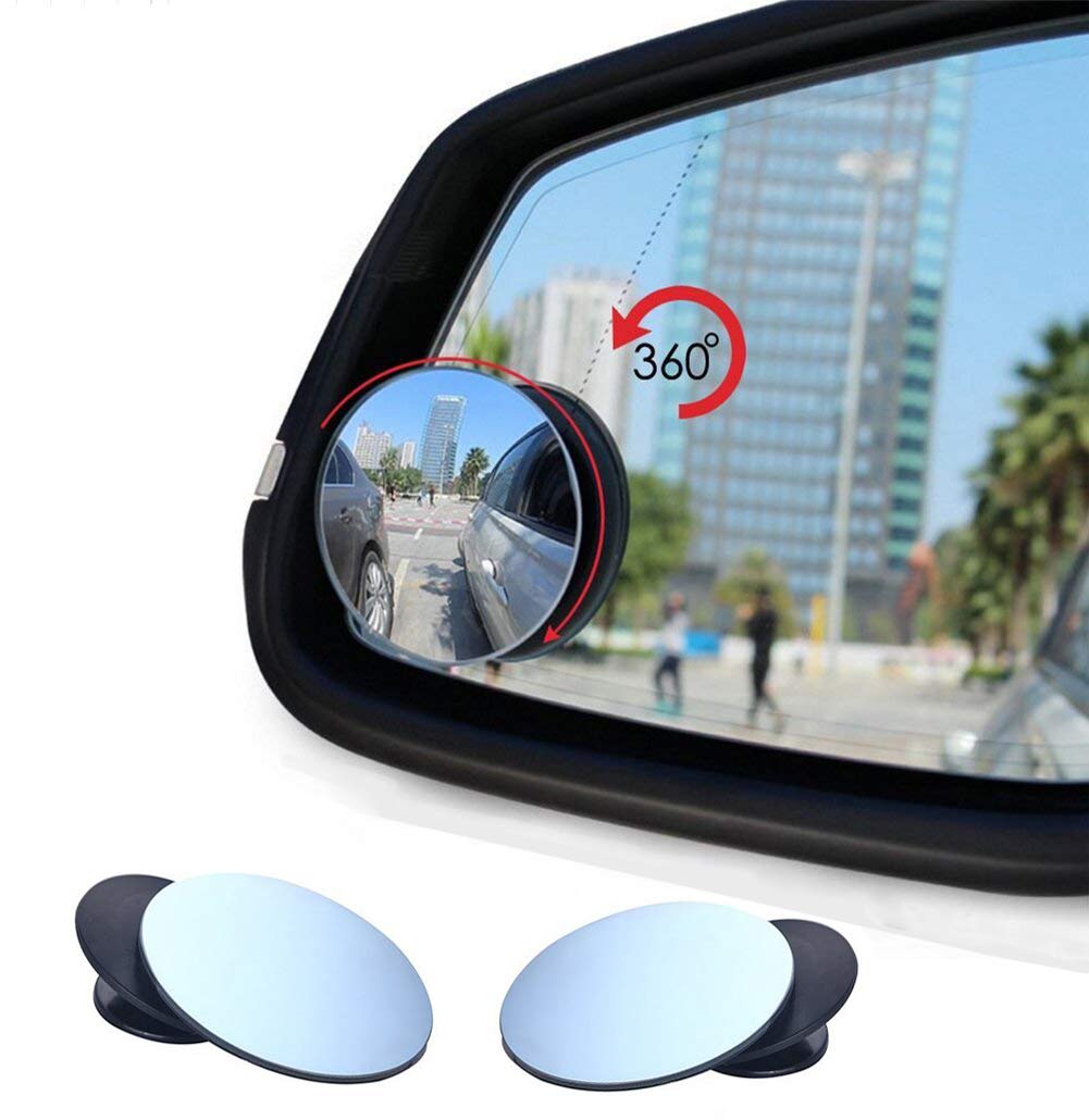 Car Blind Spot Mirror,HTLY SPR,Upgrade Convex Wide Angle 360 Degree