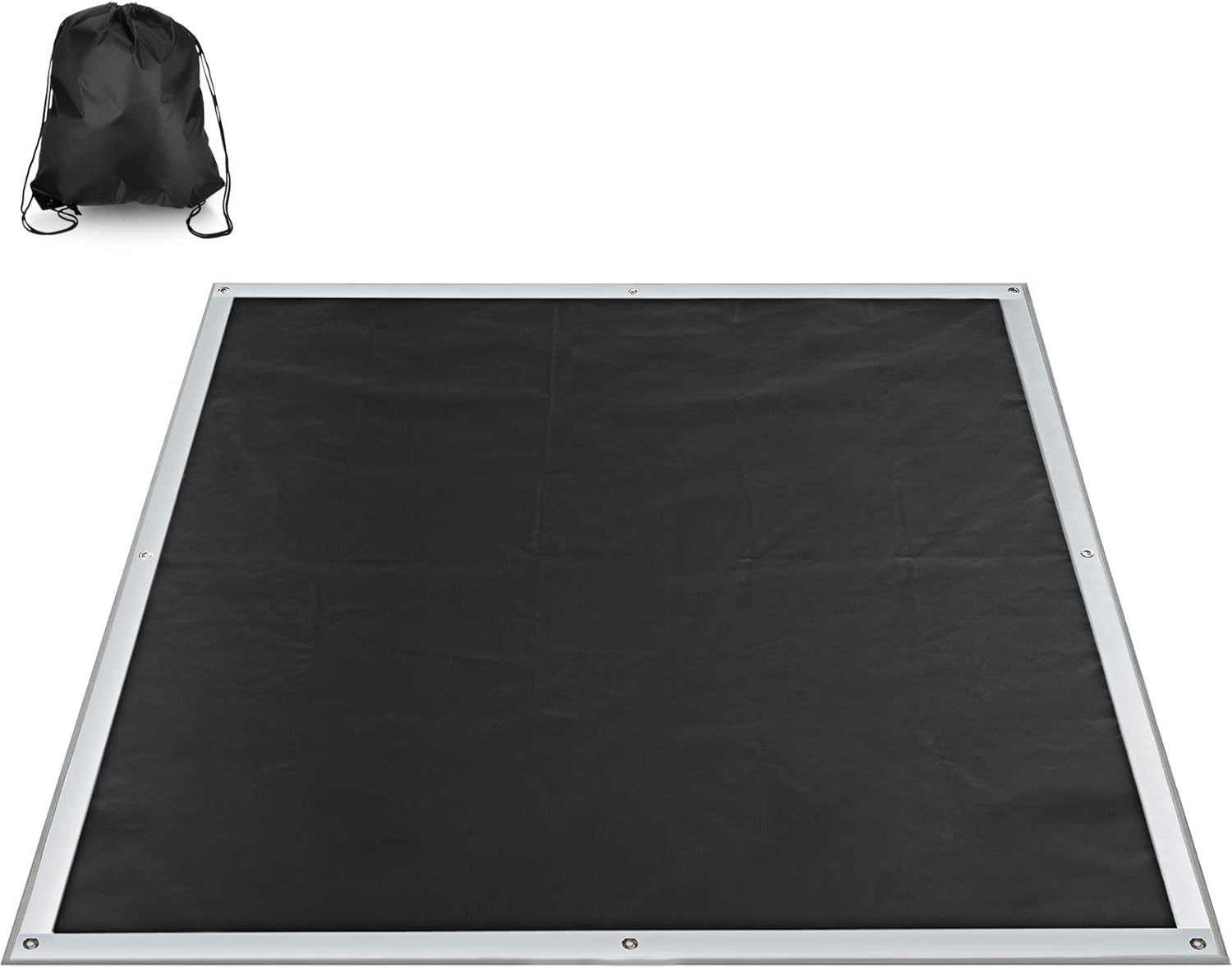 Square Fire Pit Mat Fire Pit Deck Protector BBQ Grill Mat